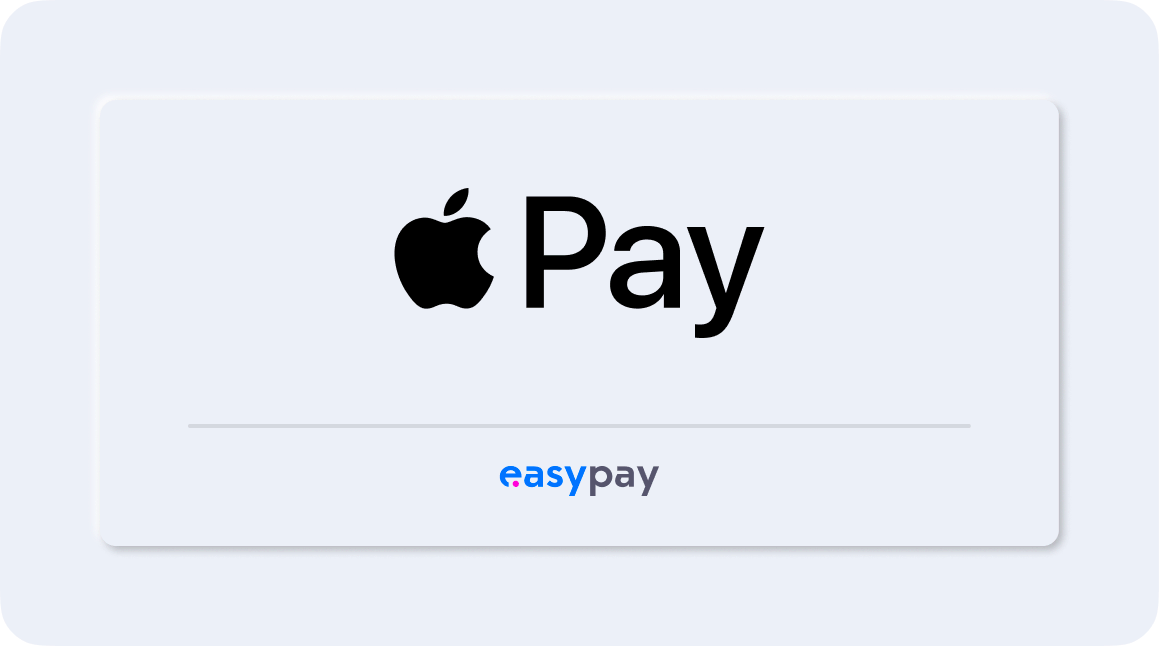 Meio de pagamento Apple Pay easypay