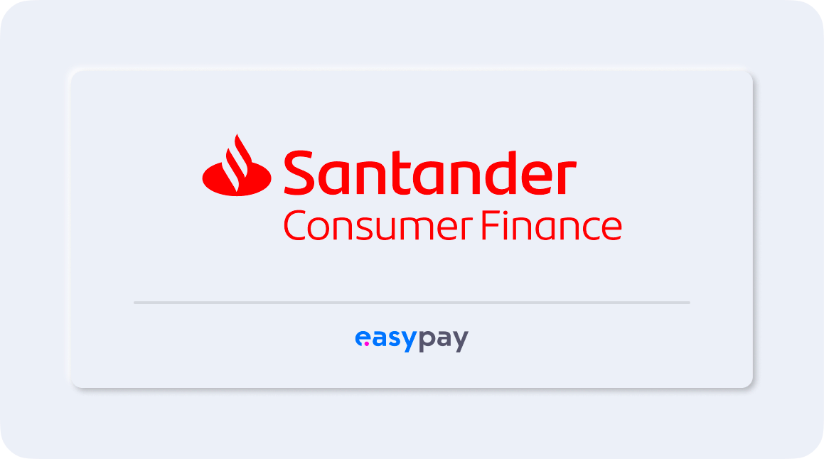 Meio de pagamento Santander Consumer Finance easypay